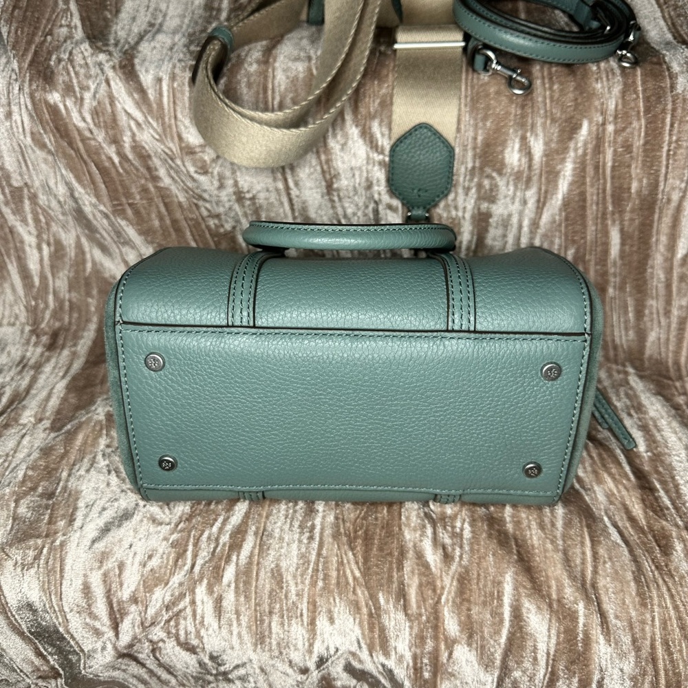 Tory Burch Green Leather Crossbody Bag - Picture 7 of 9